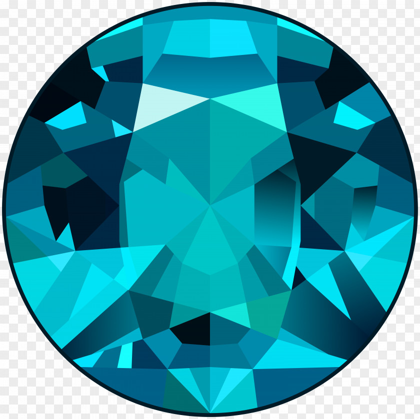 Sky Blue Gem Clip Art Image Gemstone Diamond Emerald PNG