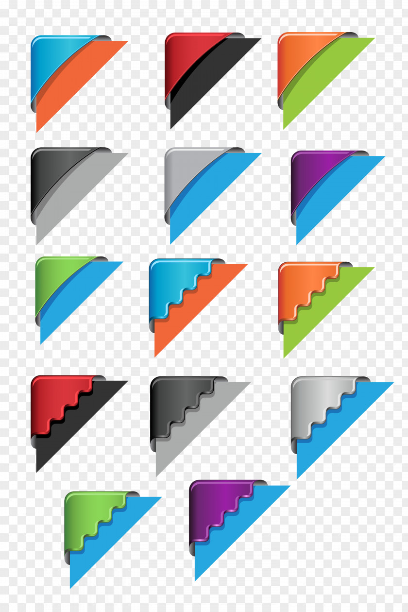 Colorful Subscript Angle Download PNG