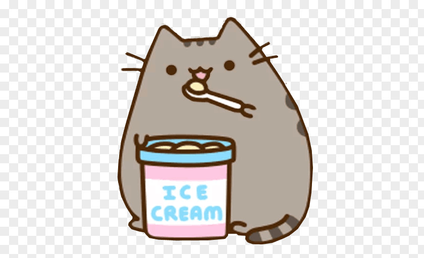 Ice Cream Cat Pusheen GIF PNG