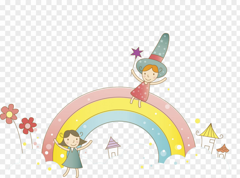Look Over The Rainbow Cartoon Stock Photography Illustration PNG