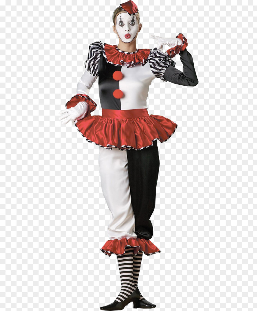 Clown Harlequin Costume Doll Theatre PNG