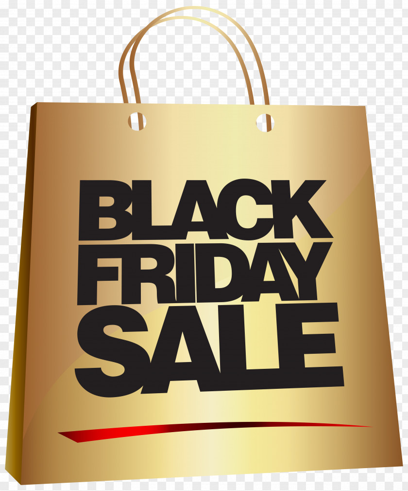 Gold Bag Black Friday Sale Image Clipart Clip Art PNG