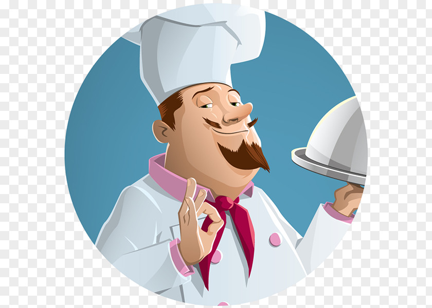Illustration. Vector Chef Drawing PNG