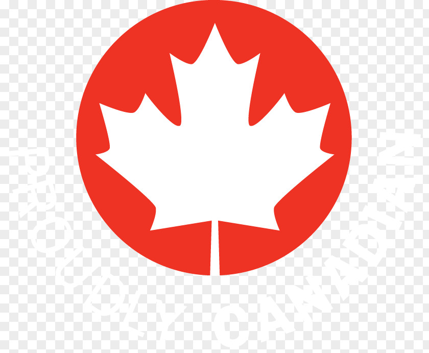 Proudly Flag Of Canada Maple Leaf PNG