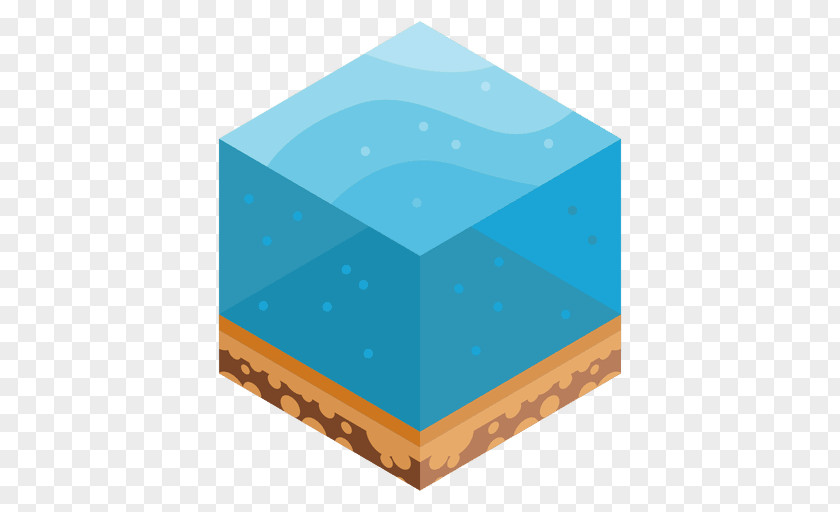 Sea Landscape Isometric Projection PNG