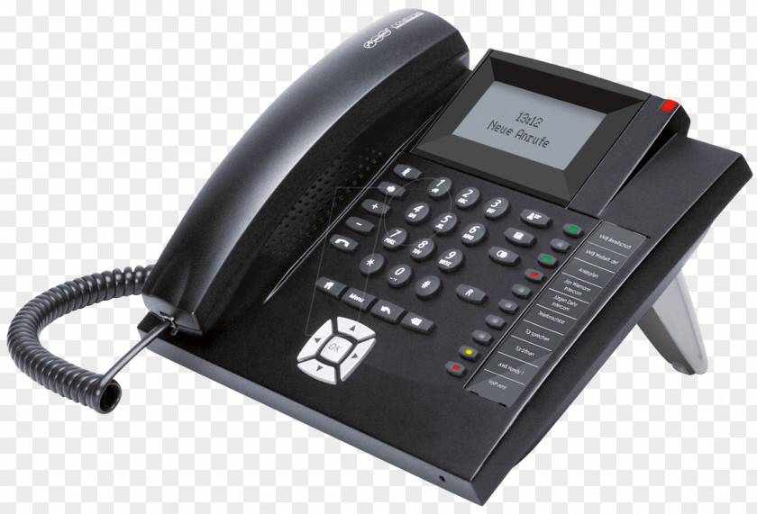 Auerswald Business Telephone System Analog Signal Voice Over IP VoIP Phone PNG