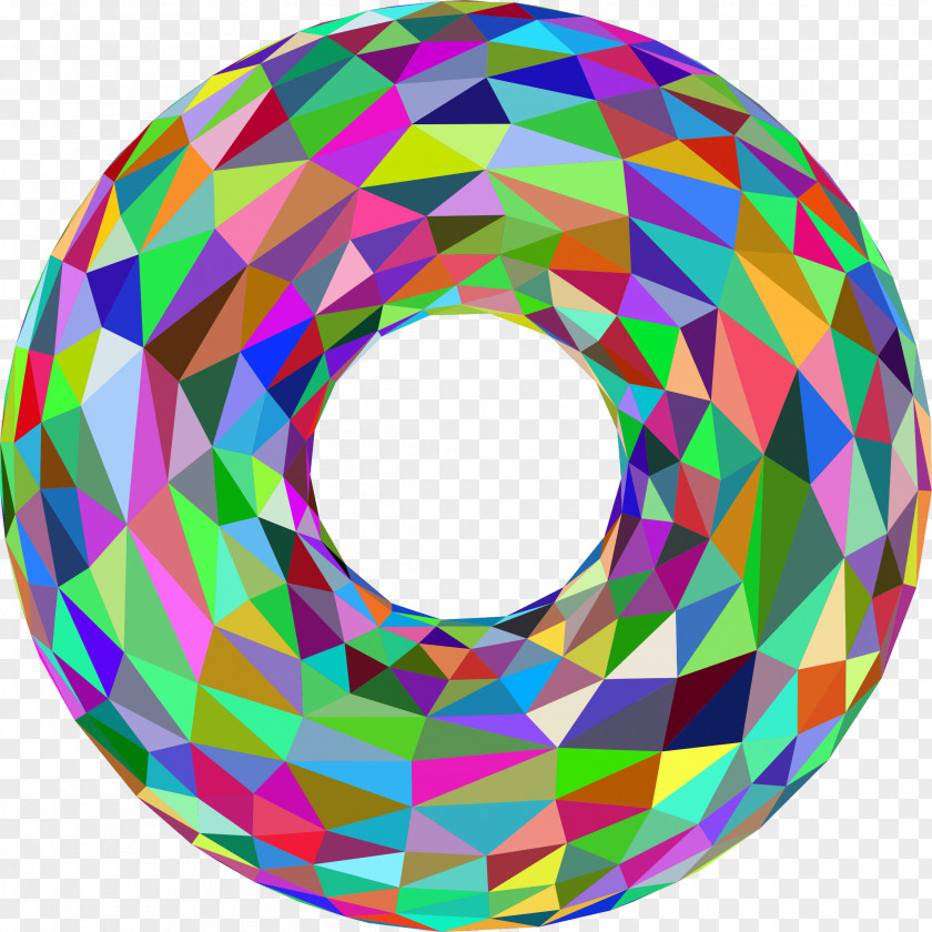 Geometric Circle Torus Clip Art PNG