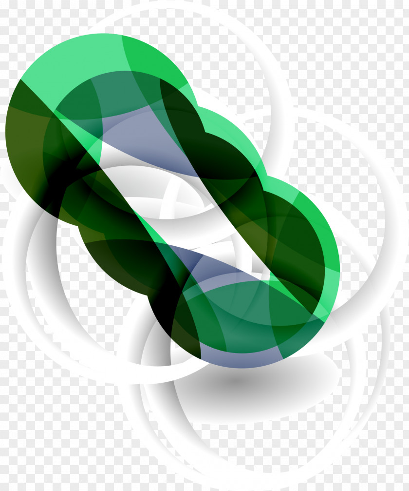 Green Sparkling Circle PNG