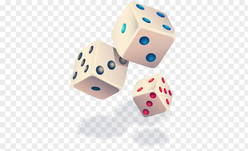 Hand Painted Dice Yahtzee PNG