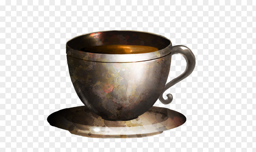 Mug Coffee Cup Rococo Download PNG