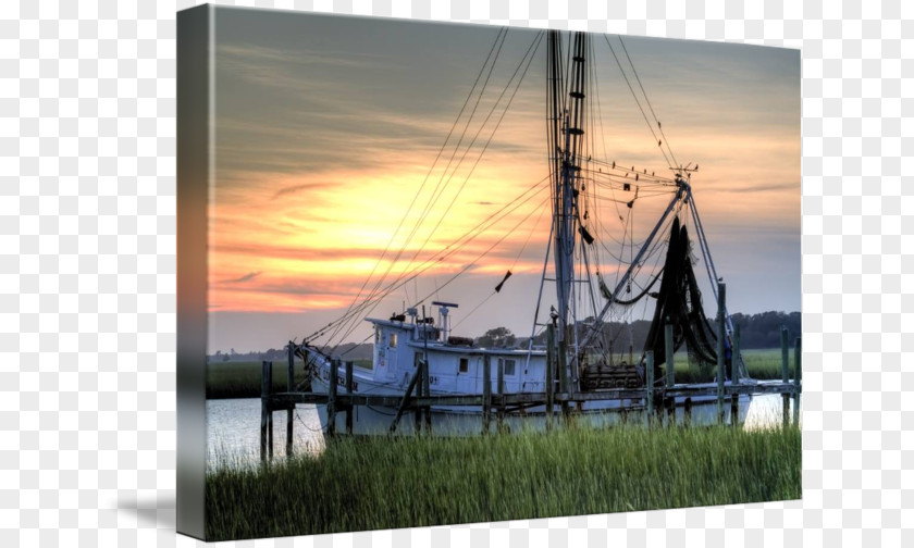 Ryan Leslie Dustin K. Photography Gallery Wrap Sailboat Waterway Inlet PNG