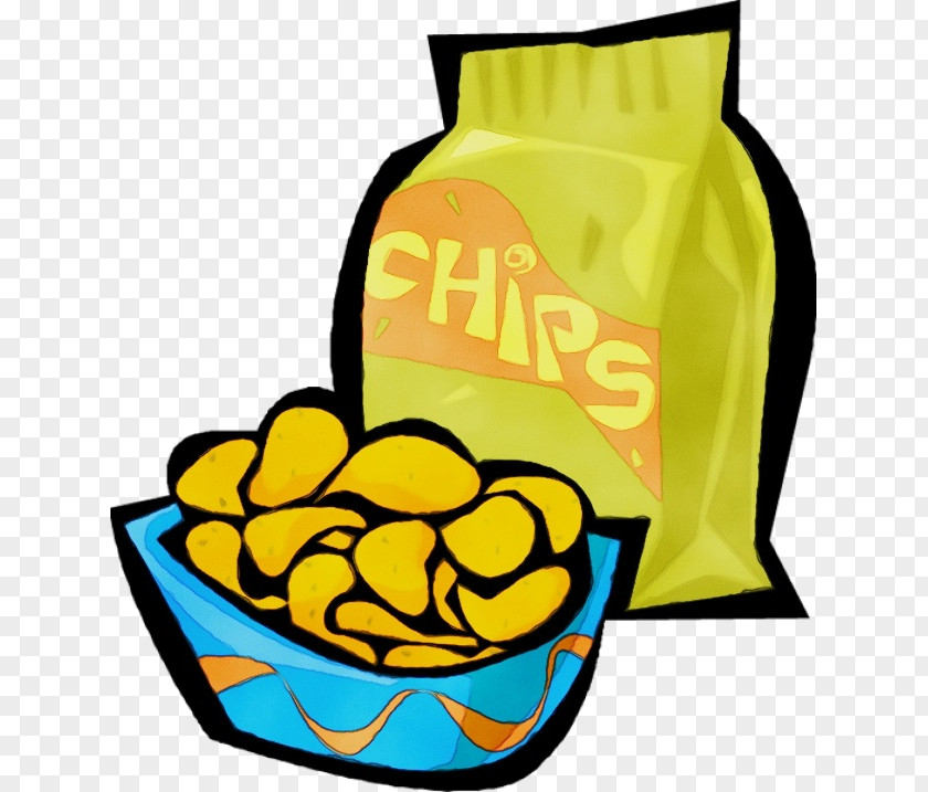 Side Dish Yellow Junk Food Cartoon PNG