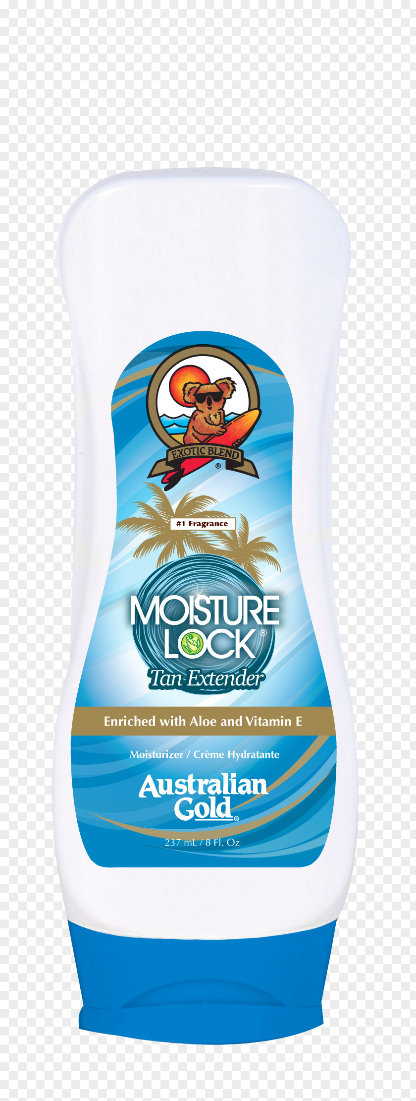 Sun Tanning Sunscreen Australian Gold Moisture Lock Tan Extender Lotion PNG