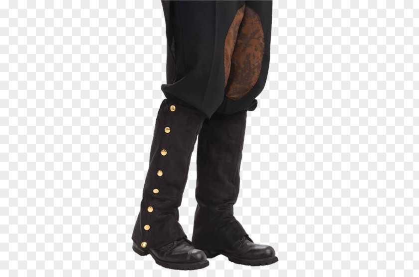 Boot Spats Steampunk Suede Clothing Accessories Costume PNG