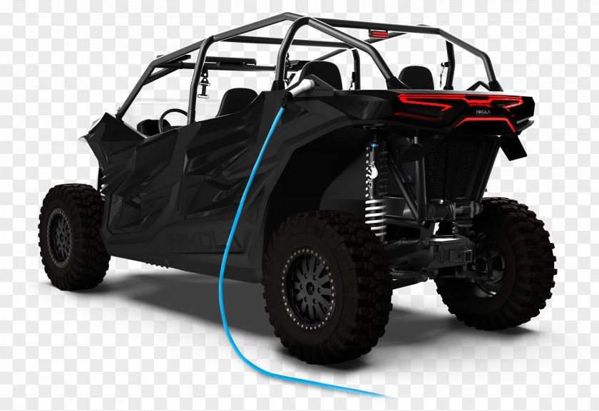 ELECTRIC CAR Car Off-road Vehicle Side By Nikola Motor Company PNG
