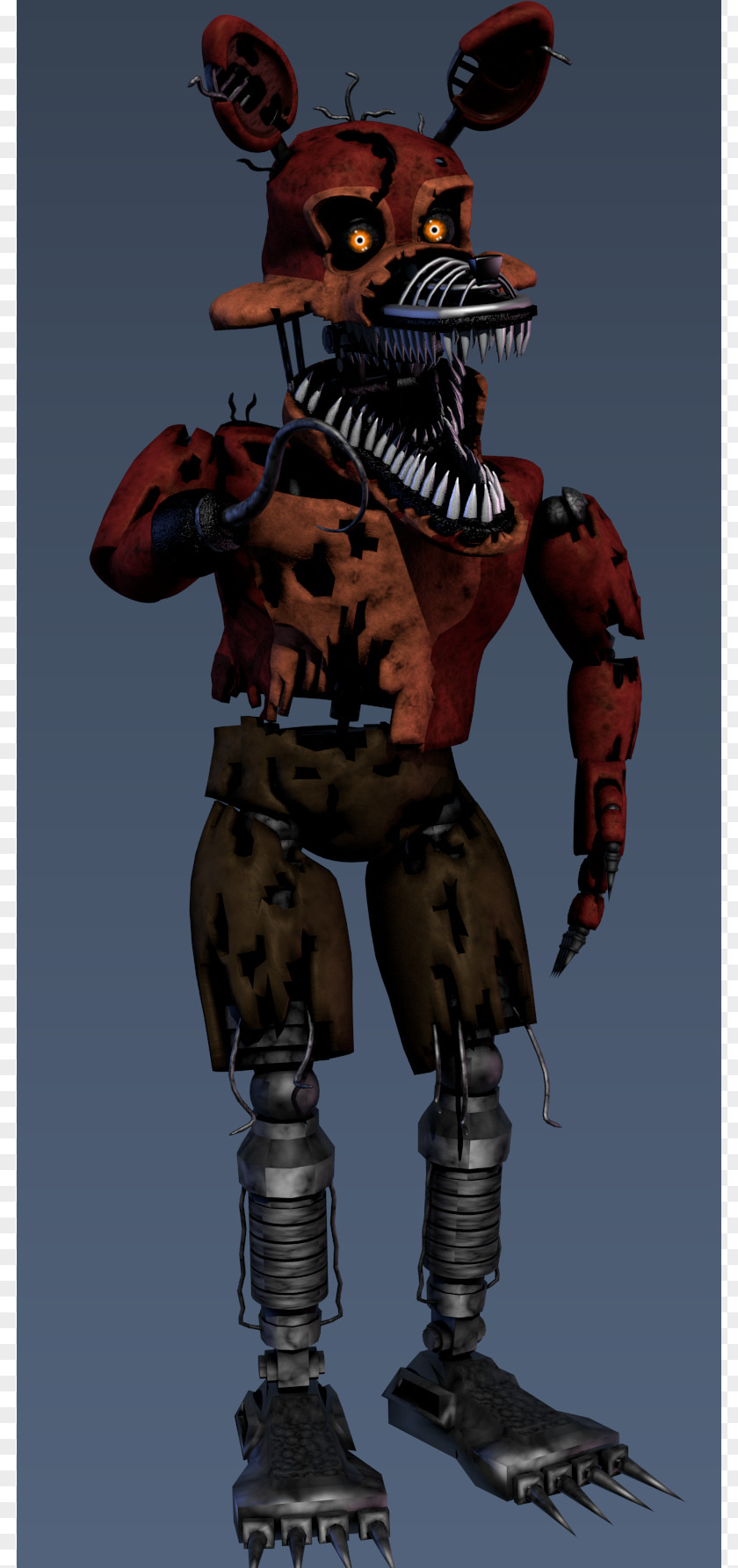 Nightmare Foxy Five Nights At Freddy's 4 DeviantArt Drawing PNG