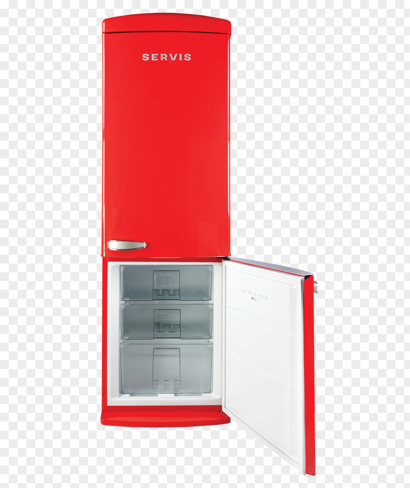 Red Stove Refrigerator Home Appliance Snaigė Rozetka Freezers PNG