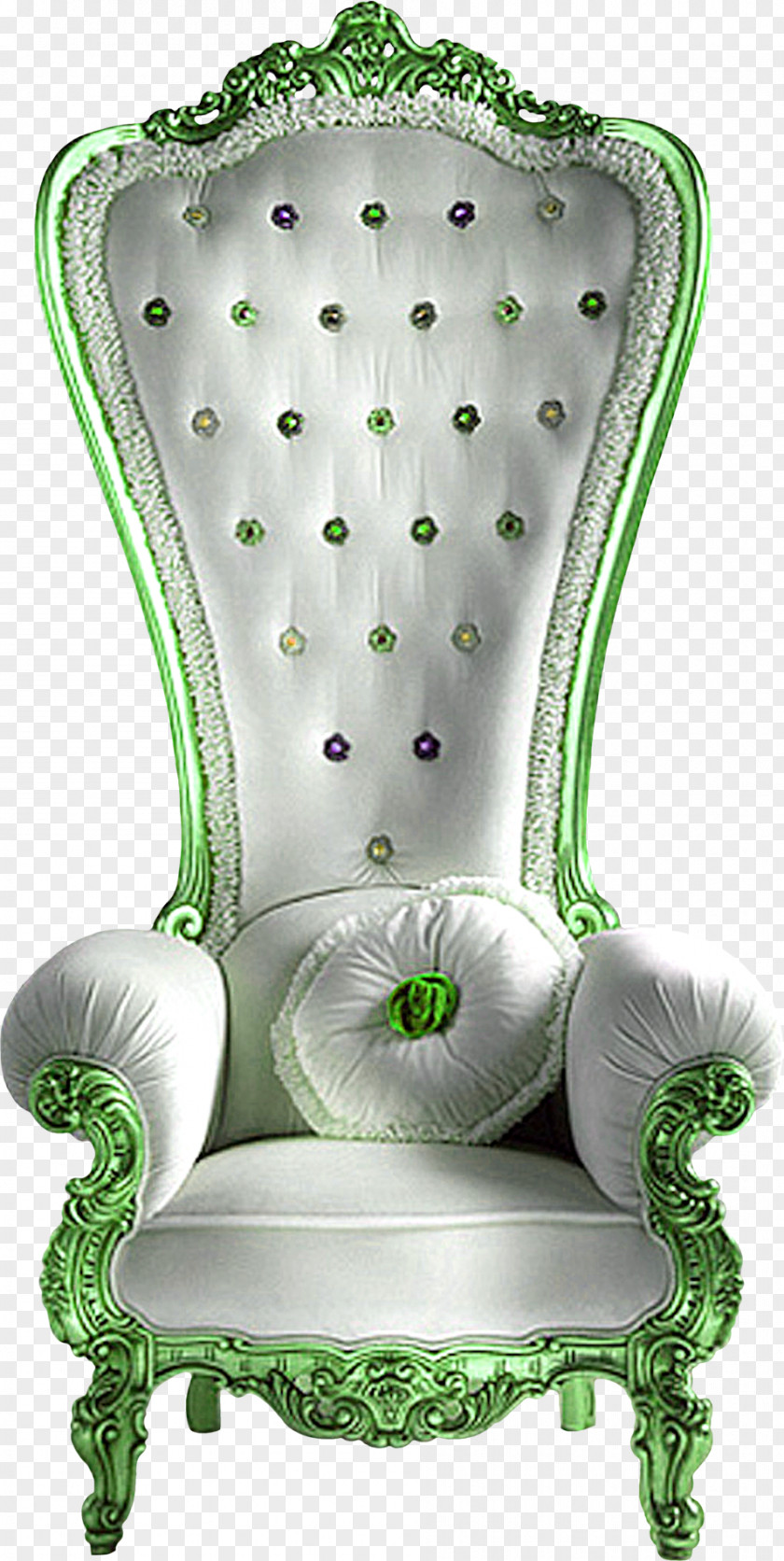 European Chair Throne Couch Living Room PNG