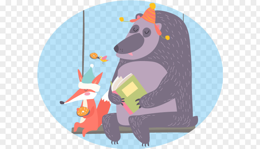 Language LEARNING Illustration Bear Vector Graphics Cartoon Image PNG