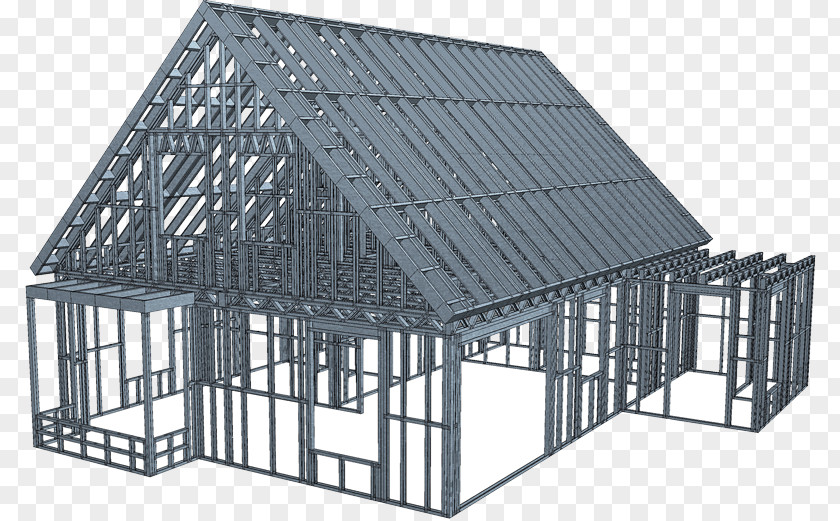 Steel Frame Architectural Engineering Framing Building PNG