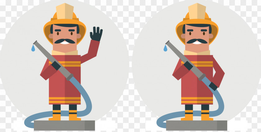 Sticker Construction Worker Cartoon PNG