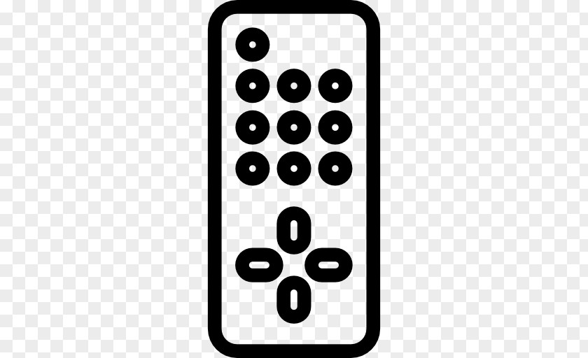 Tv Remote Control Controls Television Set PNG
