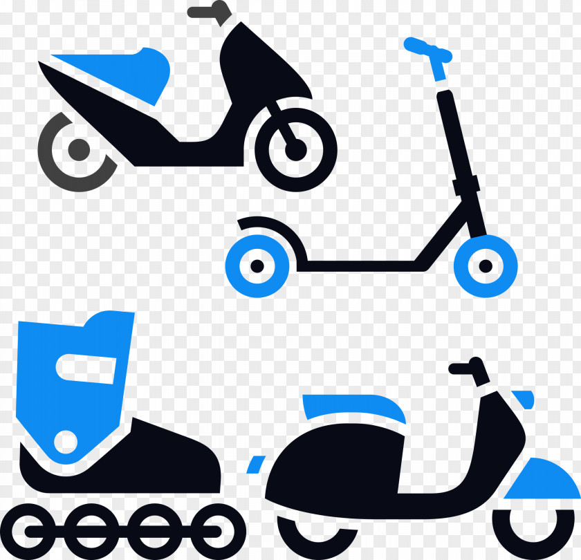 Carts Motorcycle Accessories Helmets Scooter Vector Graphics PNG