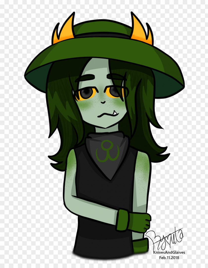 Hat Green Legendary Creature Cartoon PNG