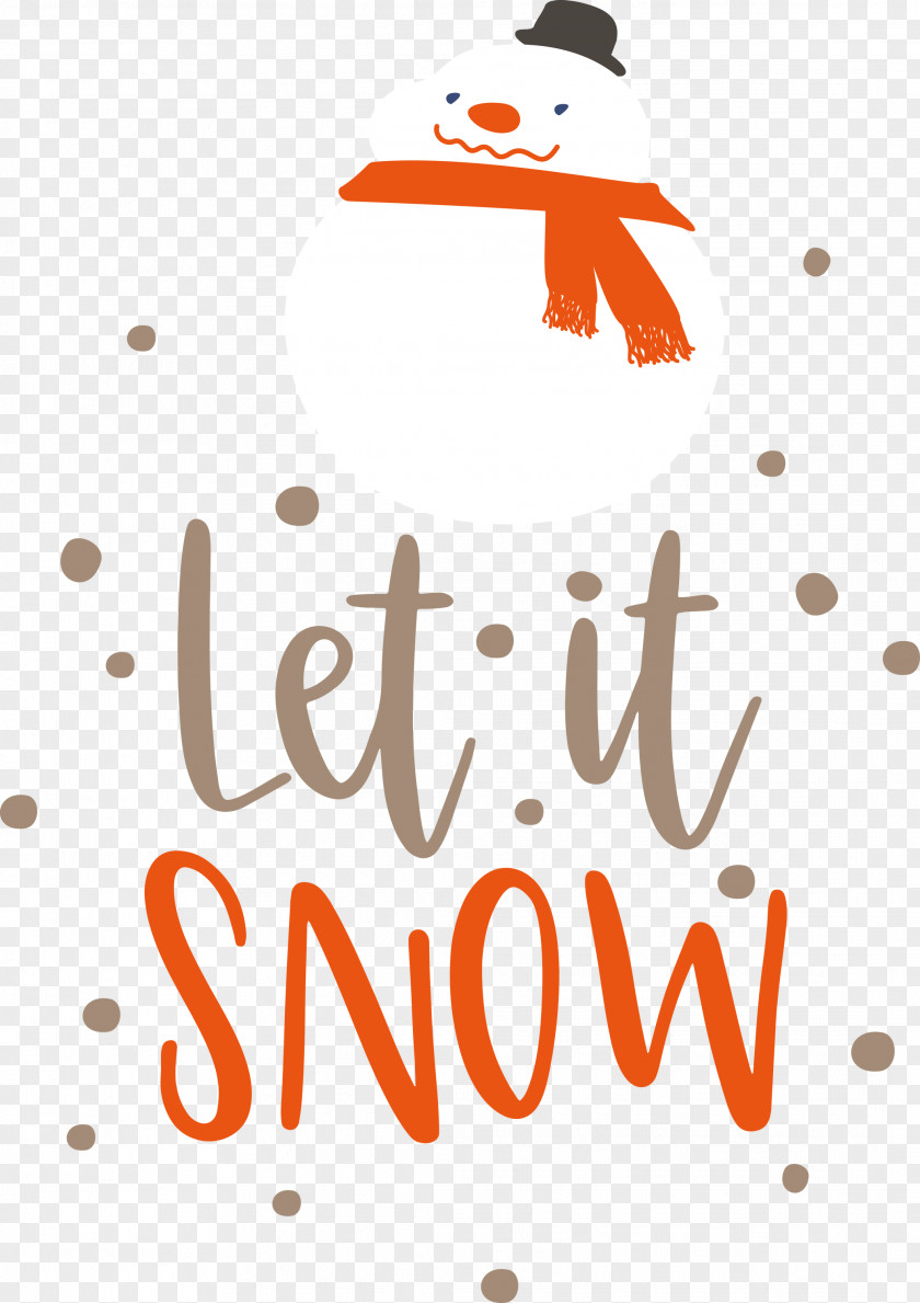 Let It Snow Snowflake PNG