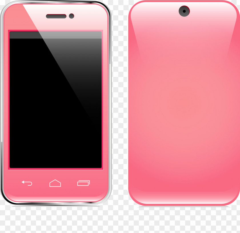 Pink Smartphone IPhone 7 8 5s Feature Phone PNG