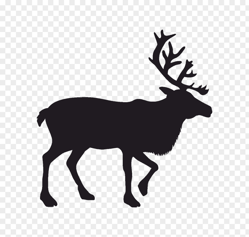 Reindeer Silhouette Rudolph PNG