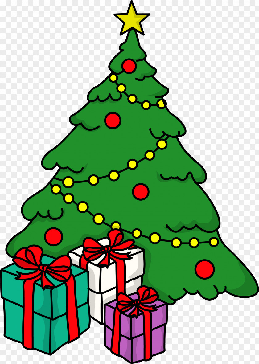 Celebrate Christmas Cliparts Tree Santa Claus Ornament Clip Art PNG