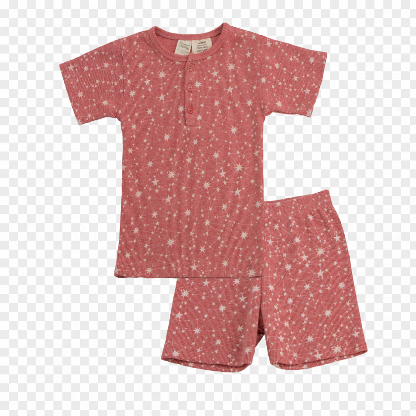 Cotton Pajamas T-shirt Polka Dot Baby & Toddler One-Pieces Sleeve PNG
