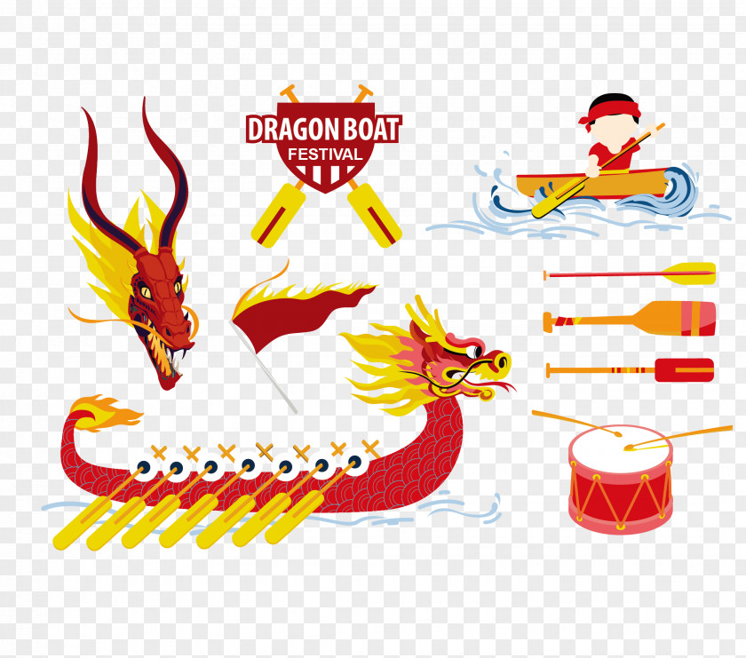 Dragon Boat Festival Clip Art PNG