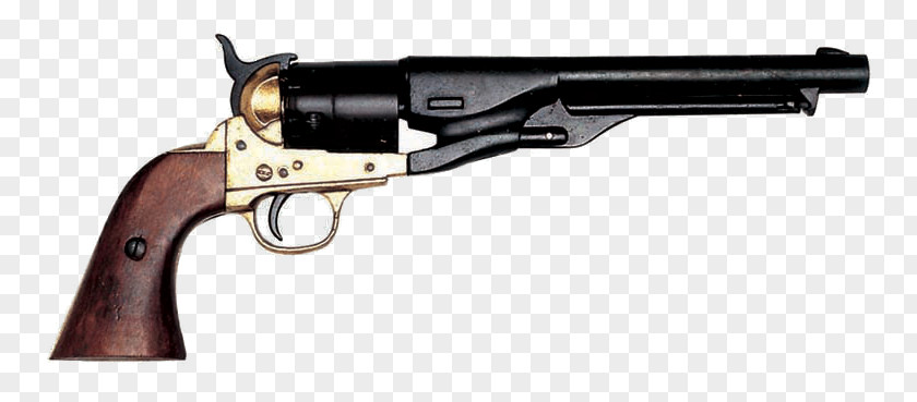 Handgun Colt 1851 Navy Revolver Army Model 1860 .44 Magnum Firearm PNG