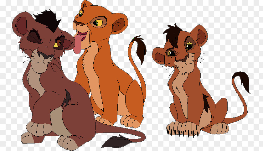 Kovu Lion Nuka Simba Nala Zira PNG