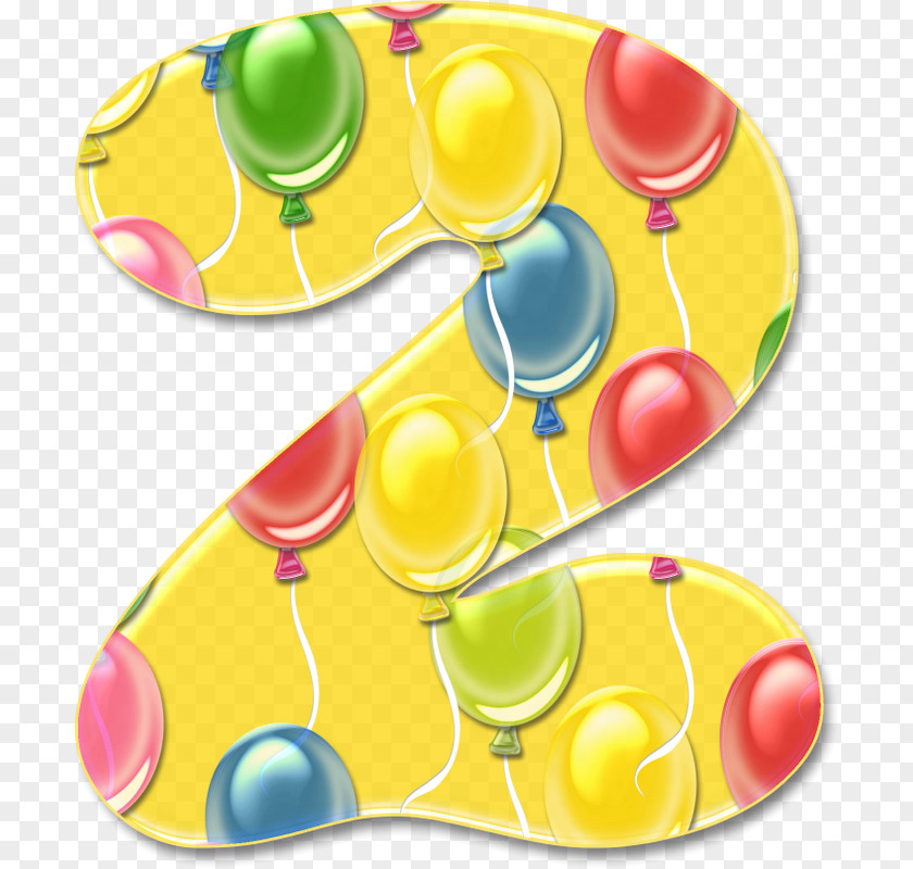 Birthday Number Party Clip Art PNG