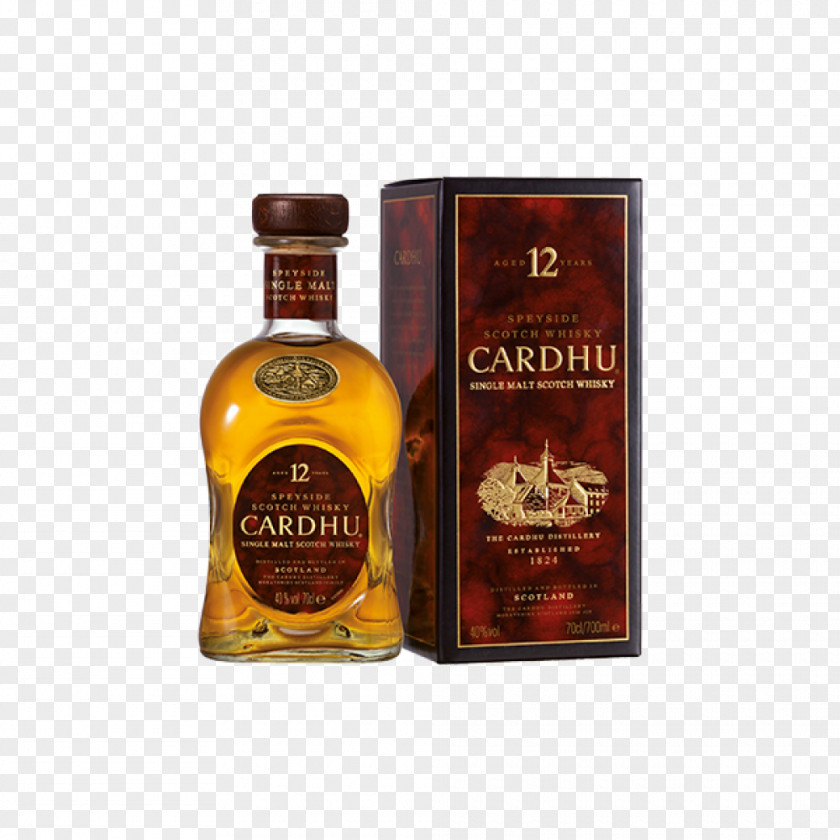 Drink Cardhu Distillery Whiskey Scotch Whisky Speyside Single Malt PNG