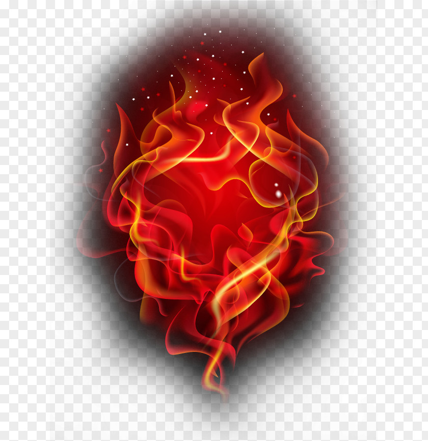 Flame,Creative Flame Combustion Vecteur PNG