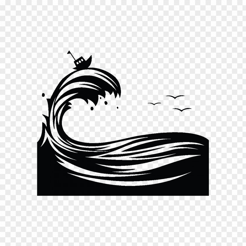 Waves Silhouette Wind Wave Graphic Design PNG