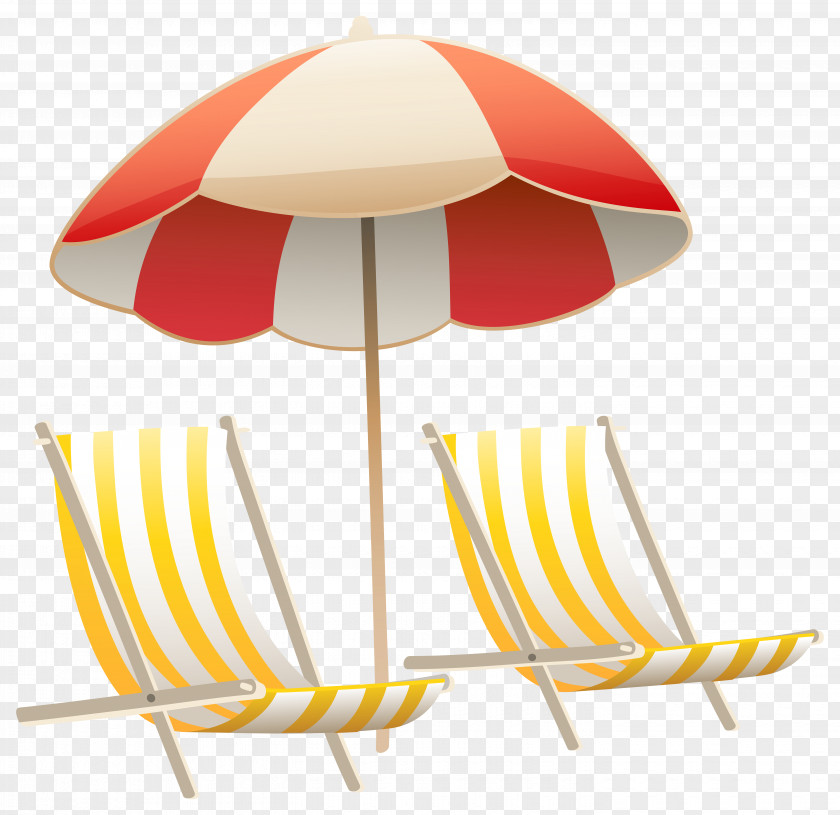 Beach Umbrella And Chairs Clipart Image Chair Clip Art PNG