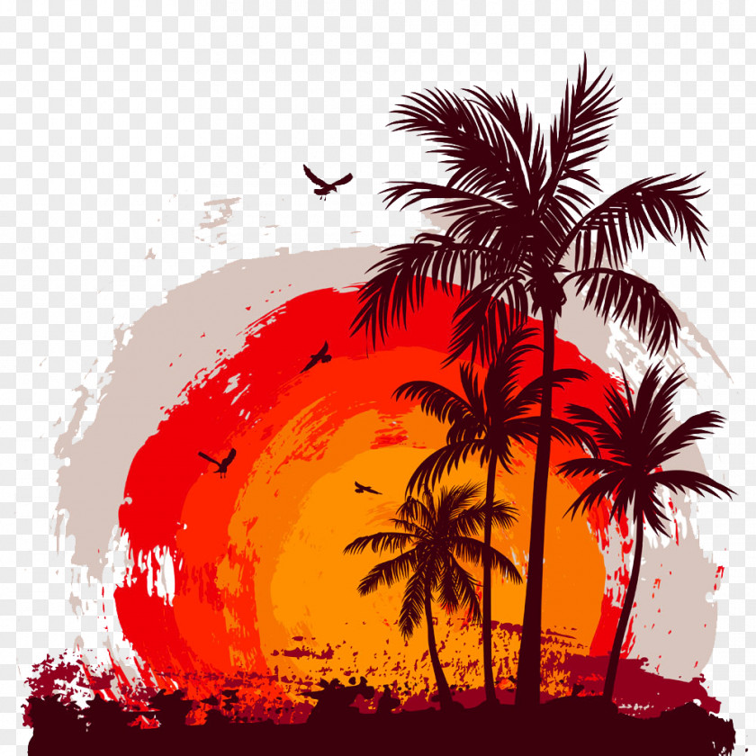 Coco Sunset Material PNG sunset material clipart PNG