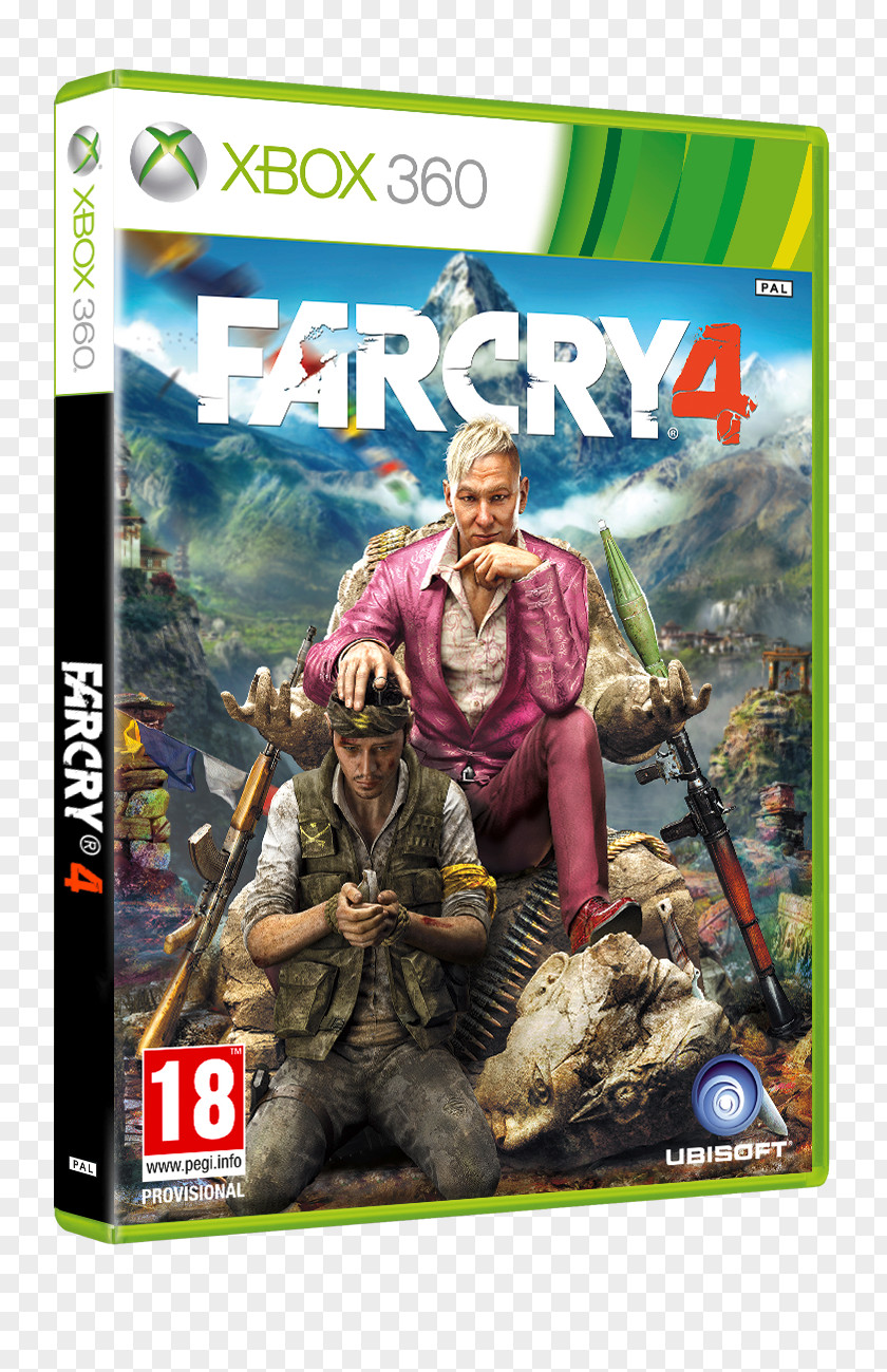Far Cry 4 Xbox 360 Watch Dogs Video Game PNG