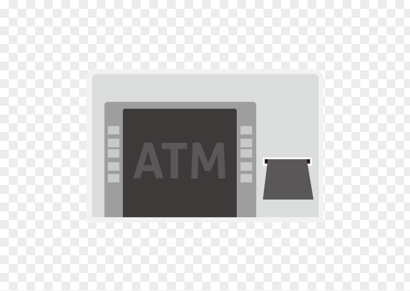 Vector Painted ATM Withdrawals Automated Teller Machine Bank Cashier PNG