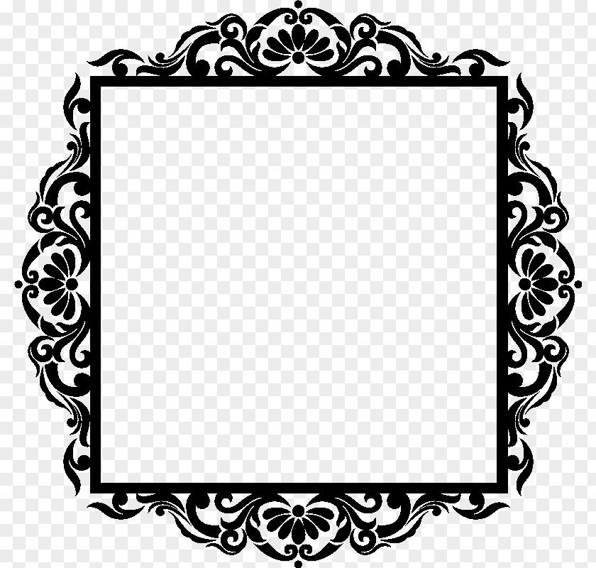 Baroque Picture Frames Photography Sticker Wall Decal PNG