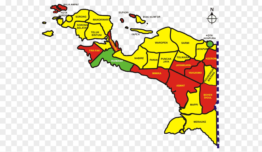 Merauke Regency Jayapura Tolikara Mappi PNG