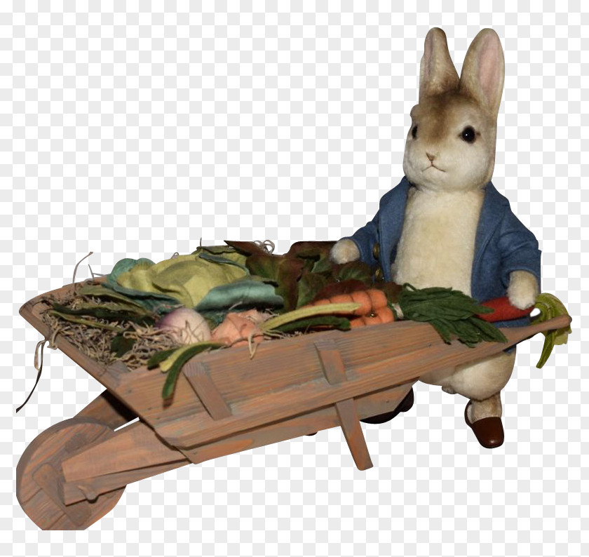 Rabbit The Tale Of Peter Wheelbarrow R. John Wright Dolls PNG