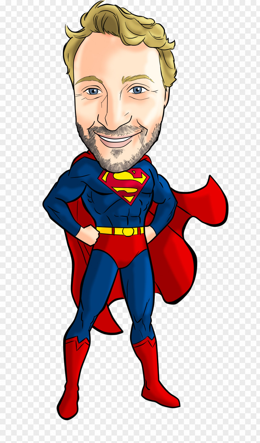 Superman Superhero Caricature Cartoon YouTube PNG