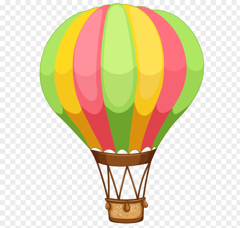 Beautiful Hot Air Balloon Flight Stock Photography PNG