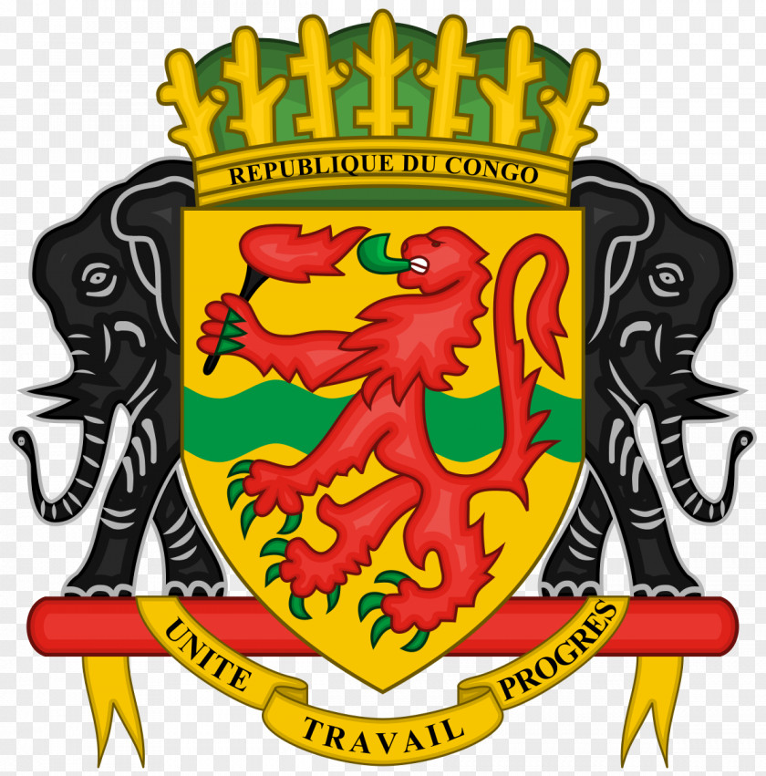 Democratic Republic Of The Congo People's Coat Arms Flag PNG